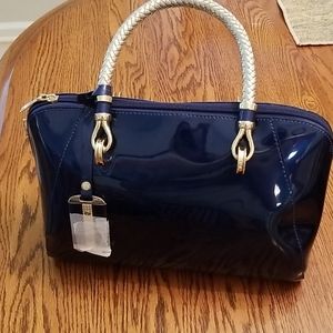 Navy/gold NWOT purse